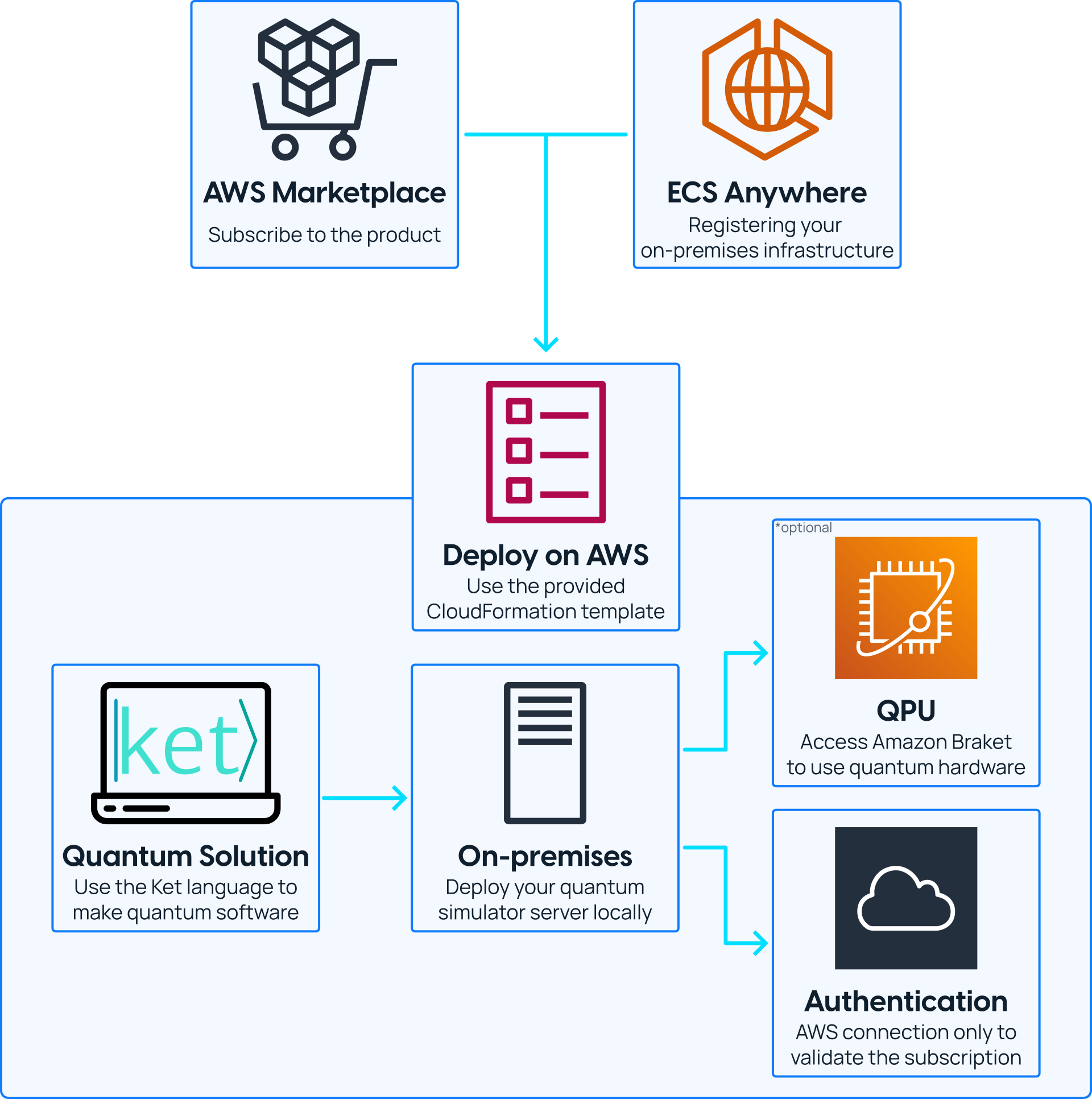 Quantuloop Quantum Simulator Suite for HPC on AWS